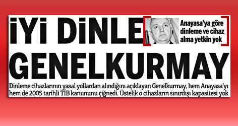 İyi Dinle Genelkurmay...