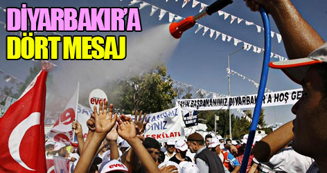 Diyarbakır’a dört mesaj