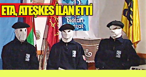 ETA, ateşkes ilan etti
