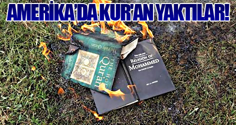 Beyaz Saray önünde Kur'an yırttılar!