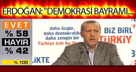 Erdoğan: Demokrasi bayramı...