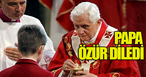 Papa bekleneni yaptı, özür diledi