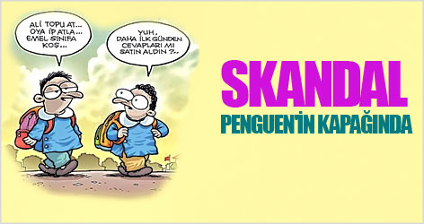 Skandal Penguen'in kapağında