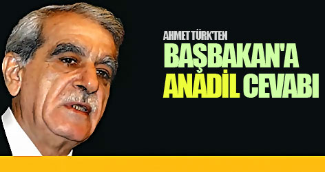 Ahmet Türk'ten Başbakan'a anadil cevabı
