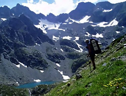 Kaçkar'a yılın ilk karı yağdı