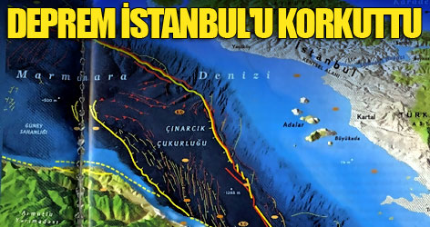 Deprem İstanbul'u korkuttu