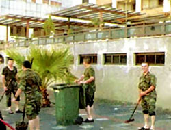 Böyle askerlik yapıyorlar