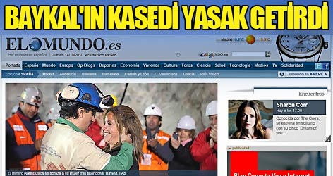 Baykal'ın görüntüleri yasak getirdi