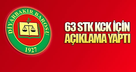 Diyarbakır'da 63 STK, KCK için açıklama yaptı
