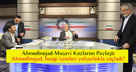 Ahmedinejad-Musavi Kozlarını Paylaştı