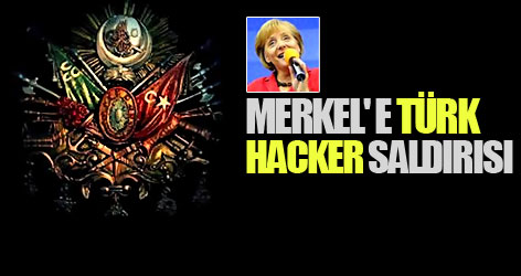 Merkel'in partisine Türk hacker saldırısı