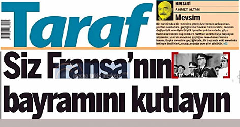 Taraf öyle bir manşet attı ki