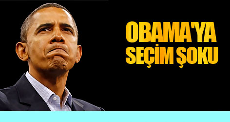 Obama'ya seçim şoku