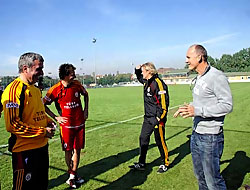 Galatasaray'a Taffarel ziyareti