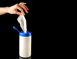 Islak mendil kullanımına dikkat!