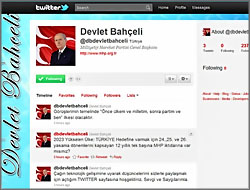 Devlet Bahçeli de Twitter'da