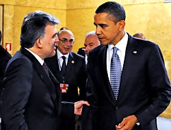 Cumhurbaşkanı Gül, Obama ile görüştü