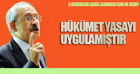 Hükümet yasada var olan hükmü yerine getirdi