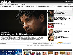 Rijkaard UEFA Manşetinde