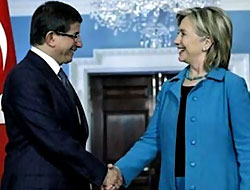 Clinton ve Davutoğlu konuştu