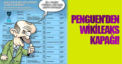 Penguen'den Wikileaks kapağı!