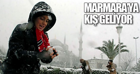 Marmara'ya kış geliyor