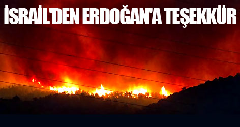 İsrail'den Erdoğan'a teşekkür