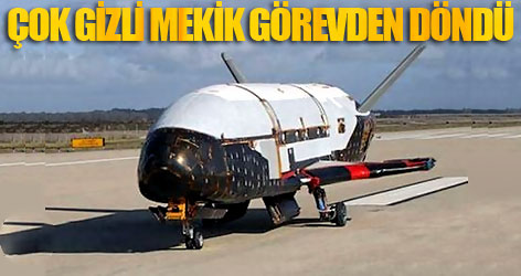 'Çok gizli' mekik görevden döndü