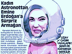 Cumhuriyet Emine Erdoğan'ı böyle çizdi