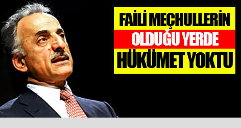 Karayalçın'dan itiraf: Hükümet yoktu