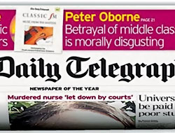 Hükümet, D. Telegraph'a dava açtı