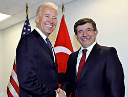 Davutoğlu, Biden'le görüştü