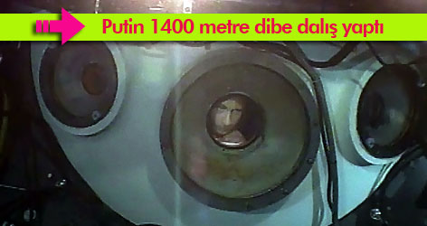Putin 1400 metre dibe dalış yaptı