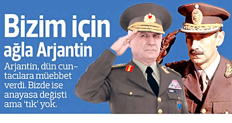 Türkiye için ağla Arjantin!