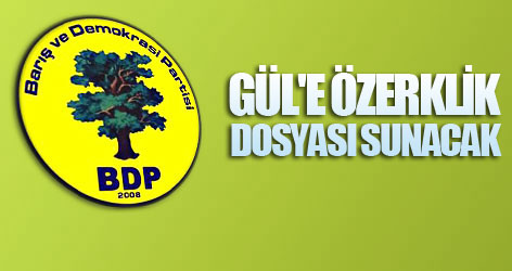 BDP, Gül'e özerklik dosyası sunacak