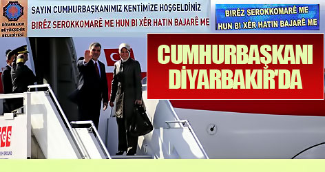 Cumhurbaşkanı Gül, Diyarbakır'da