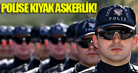 Polise kıyak askerlik!