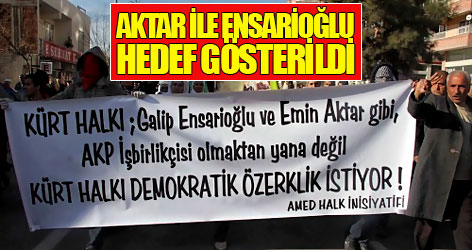 Aktar ile Ensarioğlu hedef gösterildi