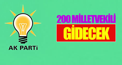 AKP'li 200 milletvekili gidecek