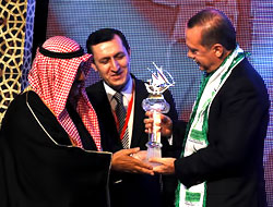 Erdoğan'a 'Mümtaz Şahsiyet' ödülü