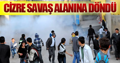 Cizre savaş alanına döndü