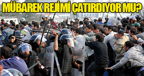 Mübarek rejimi çatırdıyor mu?