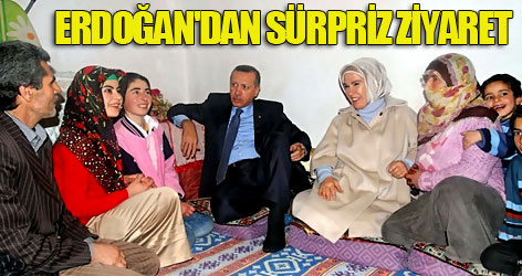 Erdoğan'dan sürpriz ziyaret