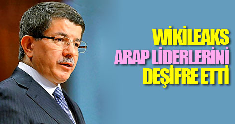 Davutoğlu: WikiLeaks Arap liderlerini deşifre etti
