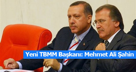 M. Ali Şahin 338 oyla Meclis Başkanı