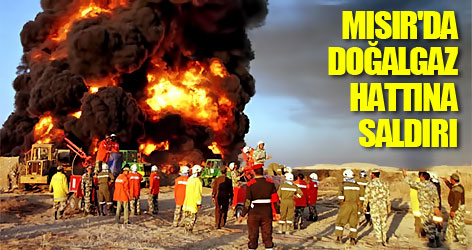 Mısır-İsrail doğalgaz boru hattına saldırı