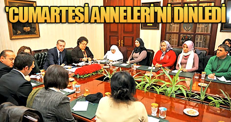 Başbakan ‘Cumartesi Anneleri’yle buluştu