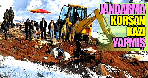 Jandarma, Mutki'de korsan kazı yapmış