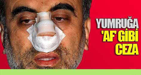 Bakana atılan yumruğa 'af' gibi ceza