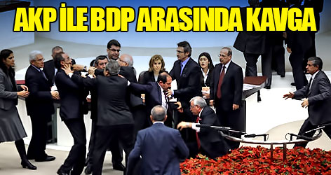 AKP ile BDP Arasında Kavga
